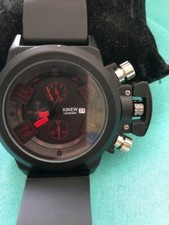 Montre homme originale avec dateur boitier 46mm boutons factices