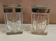 2 flacons 100ml différents vides CARTIER "Panthère"