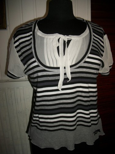 Pull manche courte coton modal - courte, coton/modal