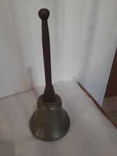 Ancienne Grande Cloche A Bras Bronze C G.Christian Gusset XIXieme. 5,430 Kgs