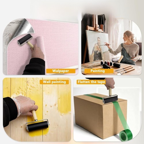 Lot rouleaux brayer - de, 6