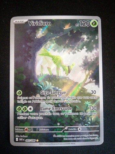 Carte pokémon viridium - carte,