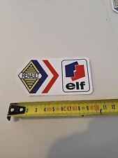 Stickers Autocollant Adhésif Renault Elf  L 10 Cm H 5cm Polymere Tres Résistant