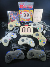 Sega Saturn bomberman sbom multi tap gris blanc 7 manettes Japan SS game jp