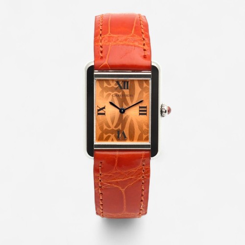 Cartier montre acier tank - montre,