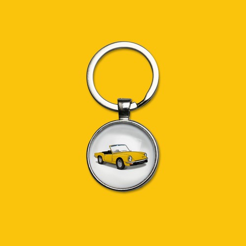 Porte clefs triumph - triumph, spitfire