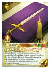 Carte PANINI FANTASY RIDERS 2020 #244 EPEE LEGENDAIRE Chevaliers Objet