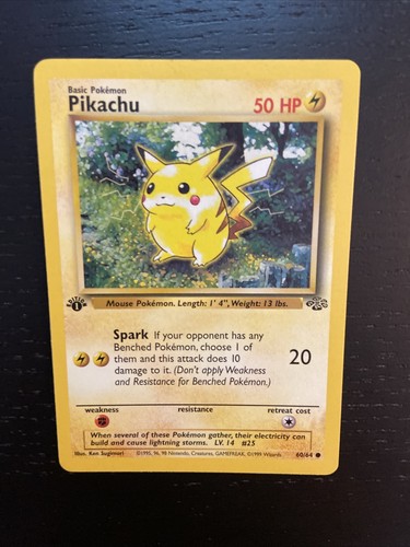 Pokemon pikachu 1st - pikachu, edition
