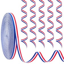 Ruban Satin Bleu Blanc Rouge