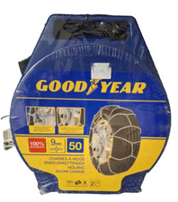 Goodyear Jeu De Chaines A Neige Tension 100 % automatique 9 MM N°50 croisillons