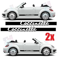 2 Bandes Bas de caisse Coccinelle pour New Beetle Autocollants Stickers HERBIE