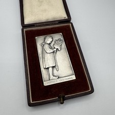 Rare Plaque Médaille Ancienne « Humble Offrande » Par Thenot