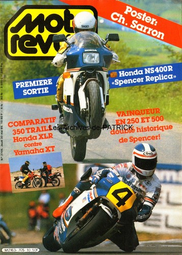 Moto revue 2705 honda 400 - 400, r