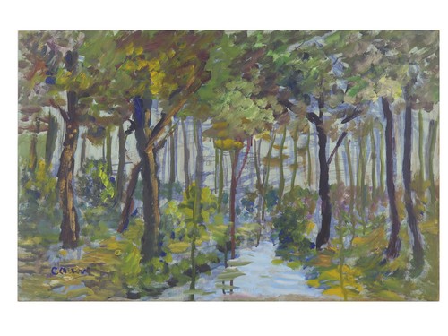 Paysage boschivo tableau - paysage,