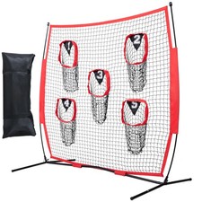 Filet d'Entraînement pour Football Américain Portable 186,5x190 cm Rugby