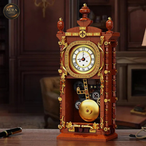 Montre pendule briques cm - pendule, 14