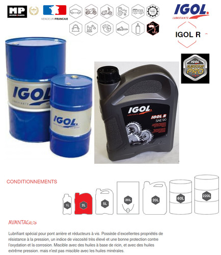 Litre huile igol pont - igol,