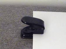 ? Perforatrice à Papier 1 Trou en Métal Noir Vintage