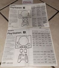 Notices - Sony PlayStation 1 - SCPH-5552 - Etat Moyen (Voir Photos)