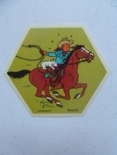 AUTOCOLLANTS  TINTIN  /  LA