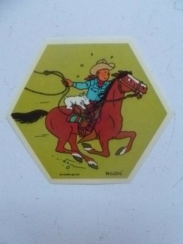 Autocollants tintin la - autocollants,