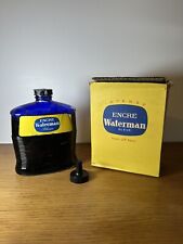 WATERMAN ANCIENNE ET GROSSE BOUTEILLE ENCRE BLEUE INTENSE 
