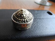 BOITE A PILULES CACHETS EN MÉTAL ET BRONZE PILULIER 