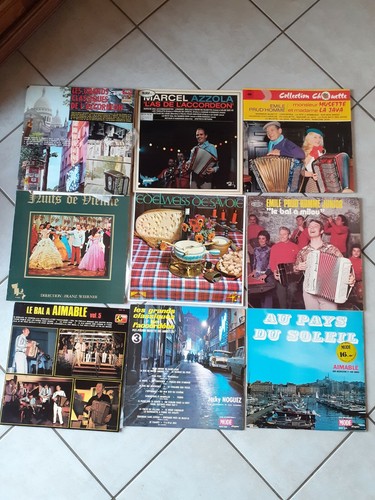 Lot disque vinyle - vinyle, tours
