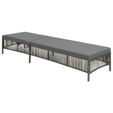 Chaise Longue Résine Tressé