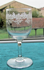 Verres a eau en cristal de