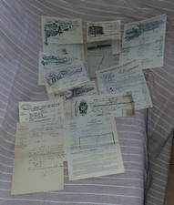  LOT DE FACTURES ANCIENNES ET QUELQUES DIVERS PAPIERS - 1903 ET 1904