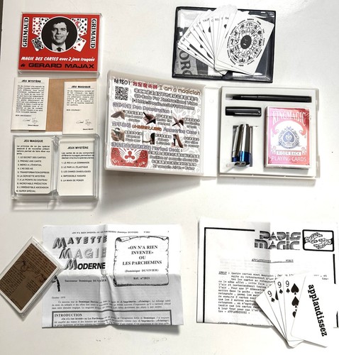 Lot magie cartes complet - de,