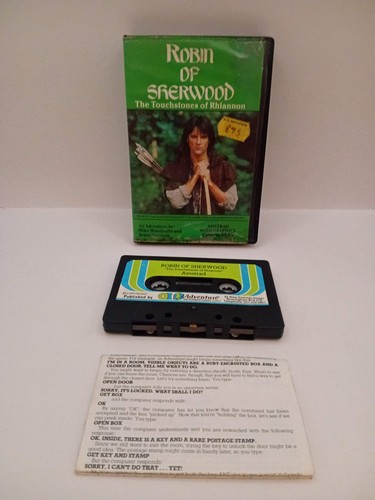 Jeu amstrad robin of - k7,