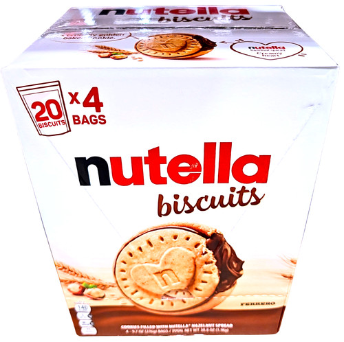Nutella biscuits with hazelnut - nutella,