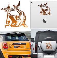 Pêche, Autocollant En Vinyle