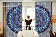 Éléphant Mandala Rideaux