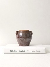 Saloir en grès vernissé