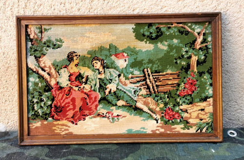 Tapisserie canevas scène - tapisserie,