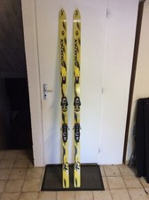 Ancien Skis ROSSIGNOL Course 7S 198cm/Kevlar /Fixations Salomon 800S /MadeFrance