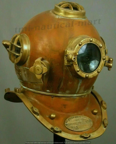 Casque plongée ancien - plongée,
