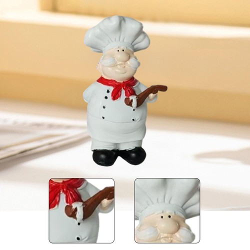 Figurine chef résine - figurine, en