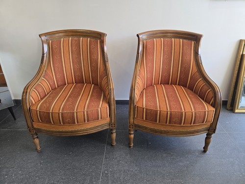 Paire fauteuils bergères - fauteuils,