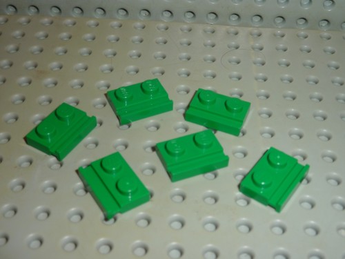 Lego green plates with - x,