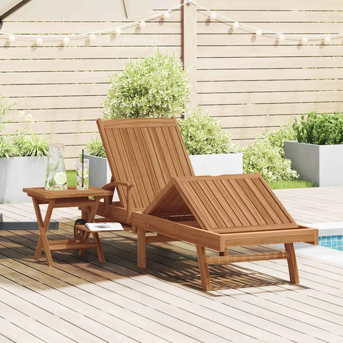 Chaise longue avec coussin