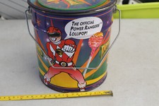 BELEL OBJET POWER RANGERS GRANDE BOITE en métal VINTAGE CHUPA CHUPS
