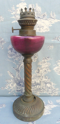 Lampe pétrole ancienne - lampe,