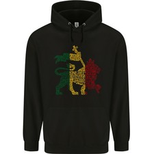 Hoodie Enfant Jamaïcain Rasta Lion Jamaïque Reggae