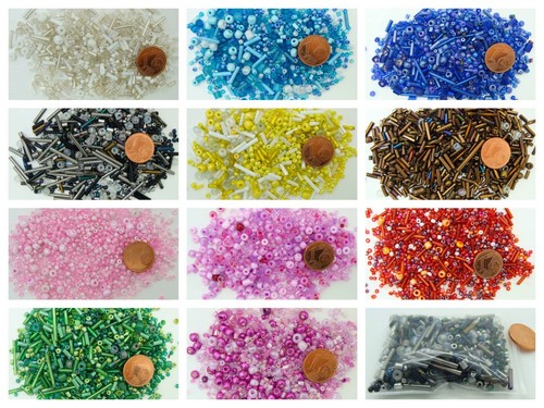 Mix rocaille teintes - teintes, au