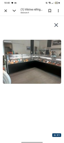Vitrine réfrigérée magasin - réfrigérée,