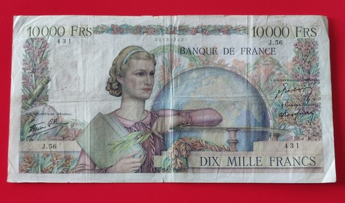 France billet 10000 francs - billet,